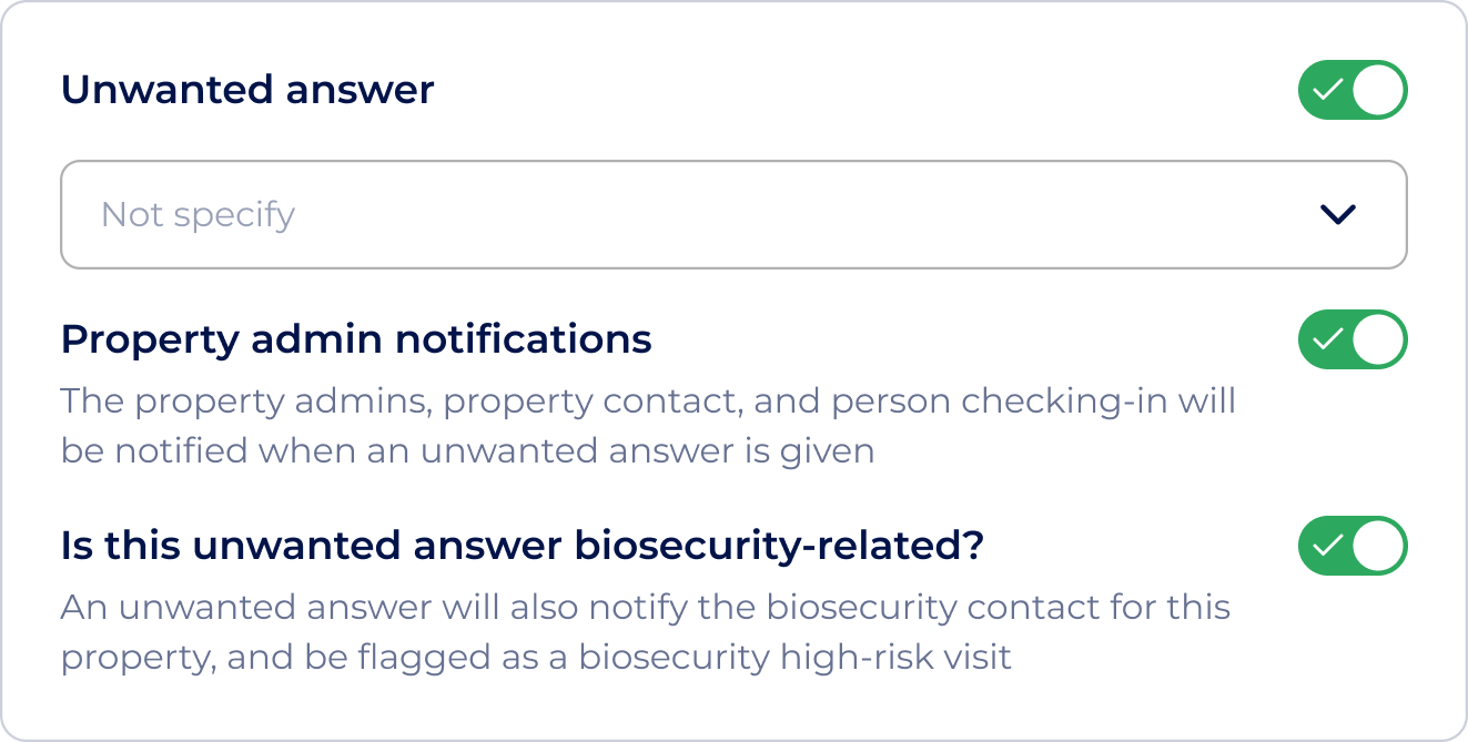 Biosecurity First Screen Right
