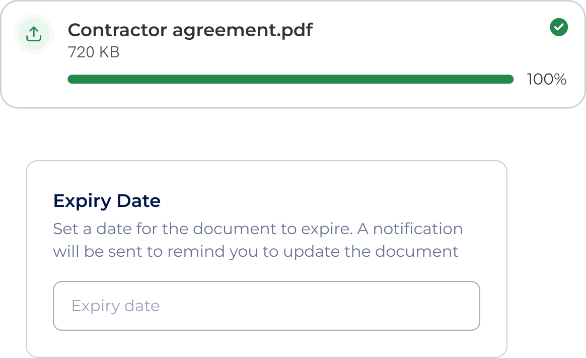 Contractor Management Second Screen Right