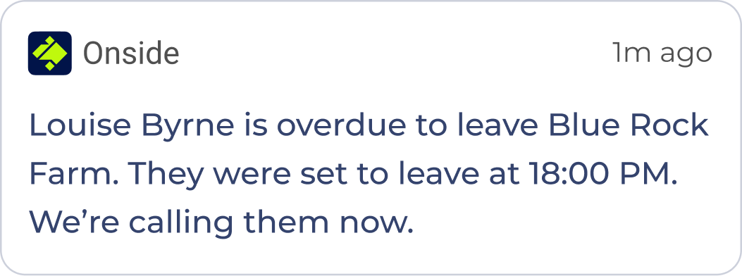 Lone Worker Third Screen Right